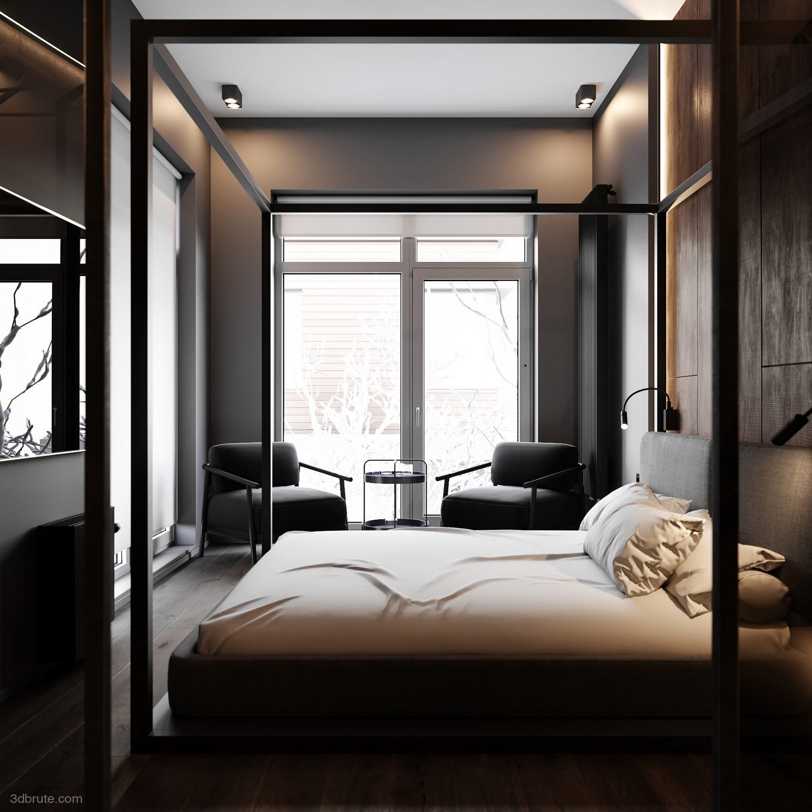 High-end ash meets modern homes-full of textured life idea 3dbrute