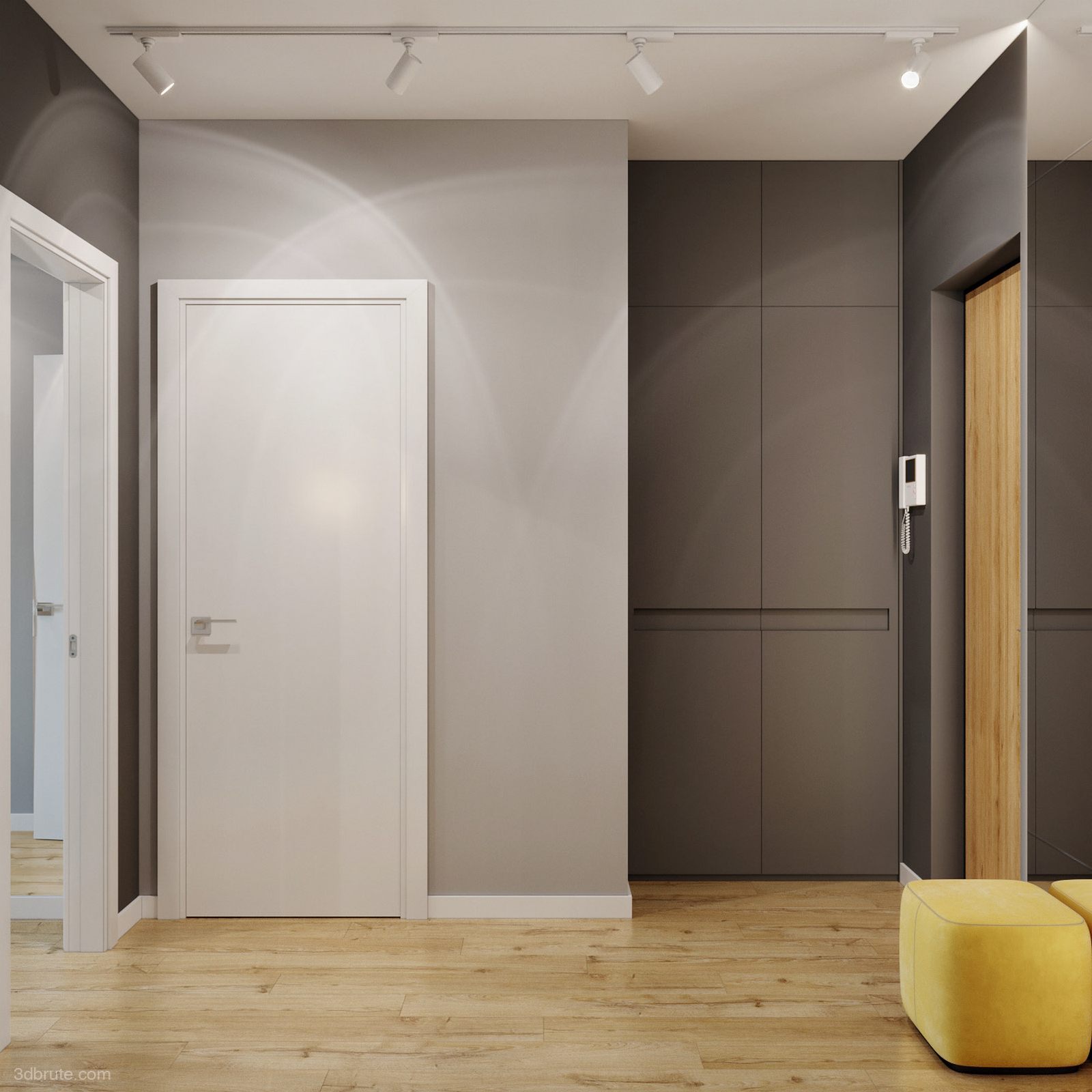 Modern minimalist aesthetics-simple and warm home idea 3dbrute