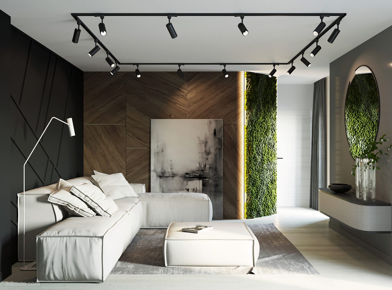 Modern residence-natural and casual life idea 3dbrute