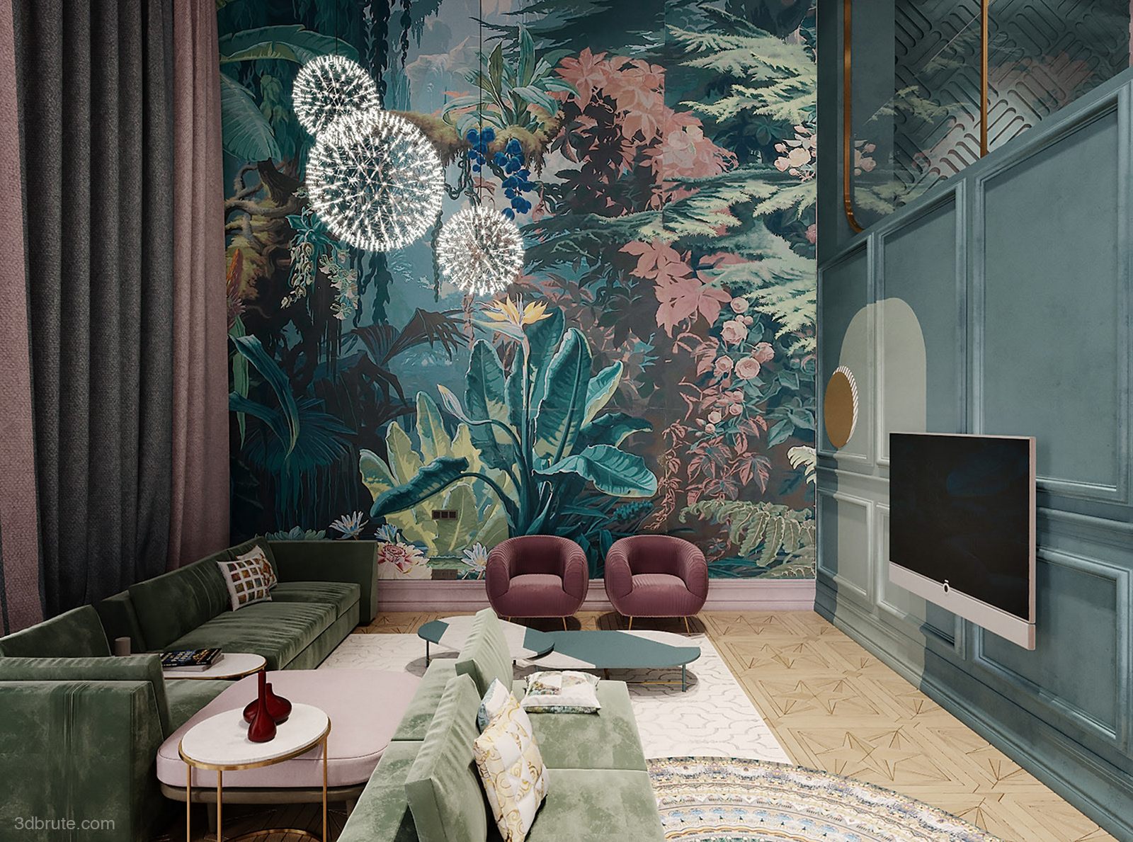 Colorful Scandinavian Design-Little Sentimental Home idea 3dbrute